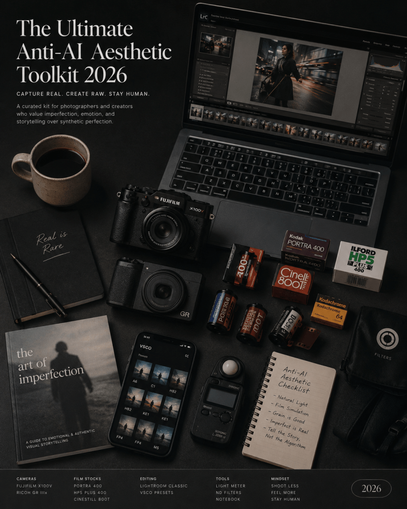 Anti-AI Aesthetic 2026 Meledak: Fotografer Sengaja Pakai Grain dan Blur Biar Viral 14 Anti-AI Aesthetic 2026 Meledak: Fotografer Sengaja Pakai Grain dan Blur Biar Viral