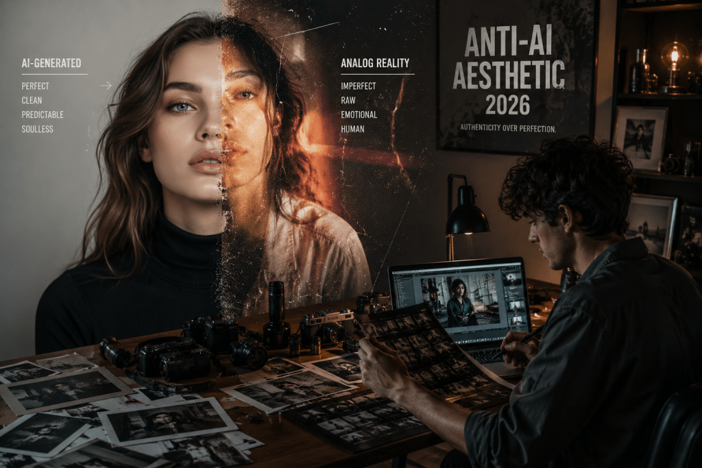 Anti-AI Aesthetic 2026 Meledak: Fotografer Sengaja Pakai Grain dan Blur Biar Viral 3 Anti-AI Aesthetic 2026 Meledak: Fotografer Sengaja Pakai Grain dan Blur Biar Viral