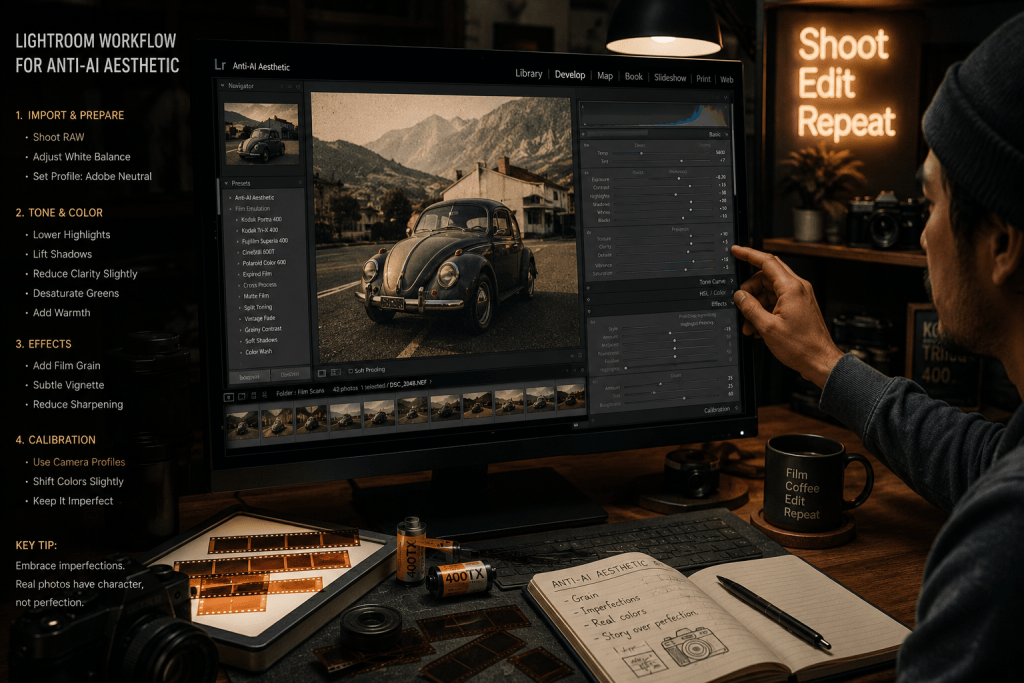 Anti-AI Aesthetic 2026 Meledak: Fotografer Sengaja Pakai Grain dan Blur Biar Viral 6 Anti-AI Aesthetic 2026 Meledak: Fotografer Sengaja Pakai Grain dan Blur Biar Viral