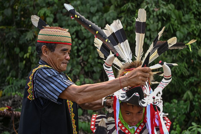 Potret Hudoq Pekayang 2026, 260 Penari Dayak Bahau di Long Pahangai 5 Potret Hudoq Pekayang 2026, 260 Penari Dayak Bahau di Long Pahangai