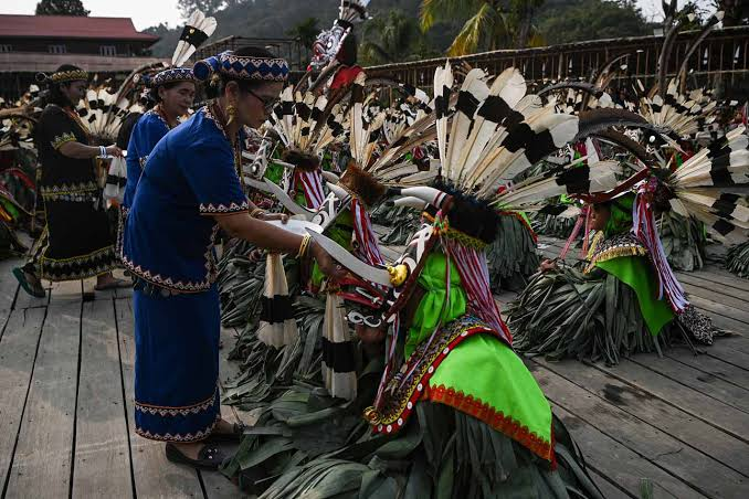 Potret Hudoq Pekayang 2026, 260 Penari Dayak Bahau di Long Pahangai 4 Potret Hudoq Pekayang 2026, 260 Penari Dayak Bahau di Long Pahangai